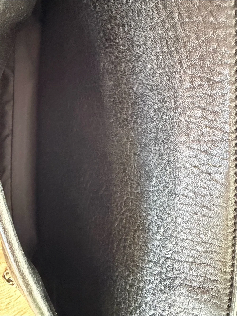 Saint Laurent Black Lamb Niki Signature Leather Shoulder Bag Silver Hardware